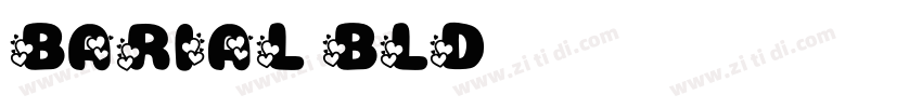 BARial Bld字体转换